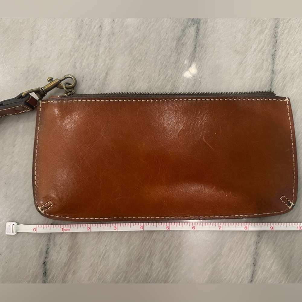 Women's Brown Leather Wallet - Picture 3 of 4